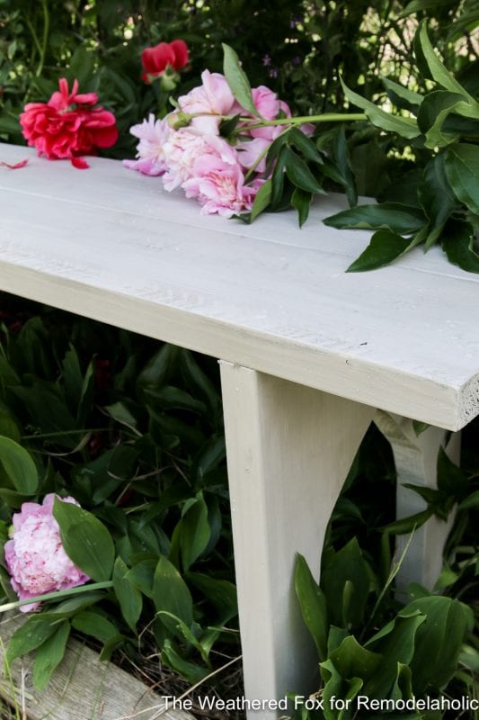 Easy Farmhouse Bench From Inexpensive Lumber Remodelaholic The Weathered Fox 21