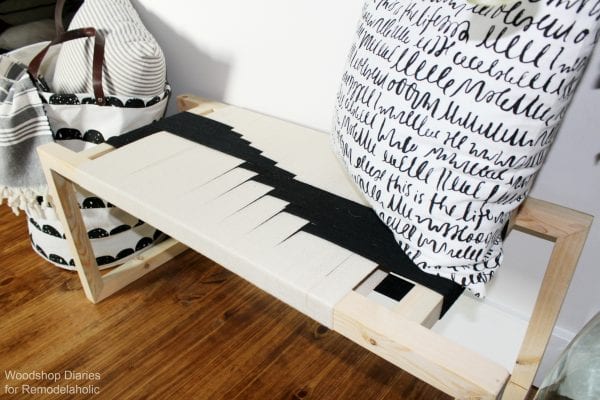 Woodshop Diaries Woven Bench Horizontal 3