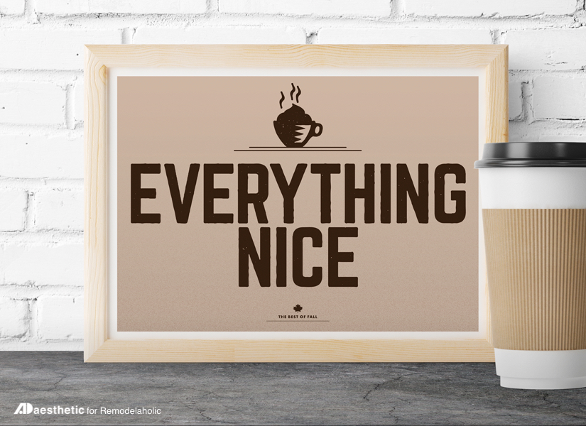 Everything Nice | Printable Wall Art Pumpkin Spice Set