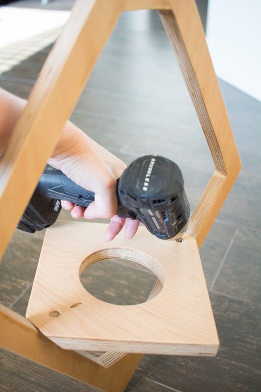 Attaching Plate Diy Hanging Modern Planter