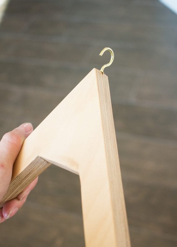 Cup Hook Diy Plywood Hanging Planter