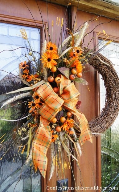 Wreath for autumn Confessions Of A Serial Diyer