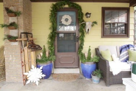 Eclectic Vintage Bohemian Porch Blue Green 2