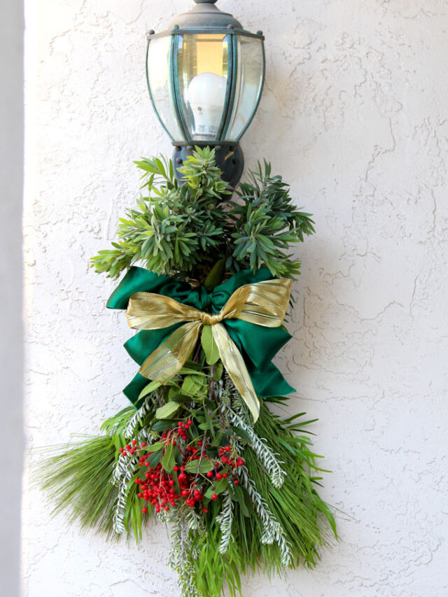 DIY Christmas Swag Apieceofrainbowblog Tutorial (13)