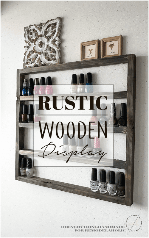 Rustic Wooden Display Banner