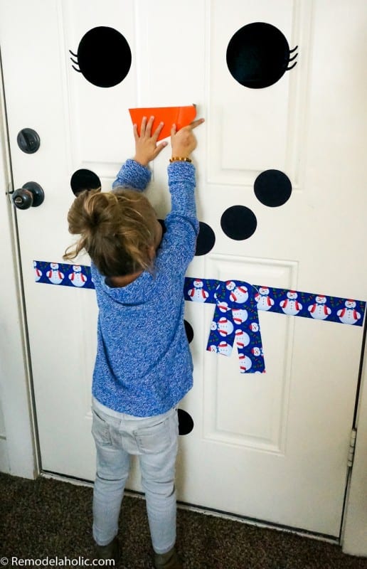 Printable Door Snowman Magnetic @Remodelaholic (2)