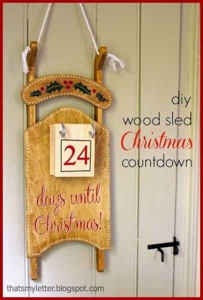 Sled Christmas Countdown