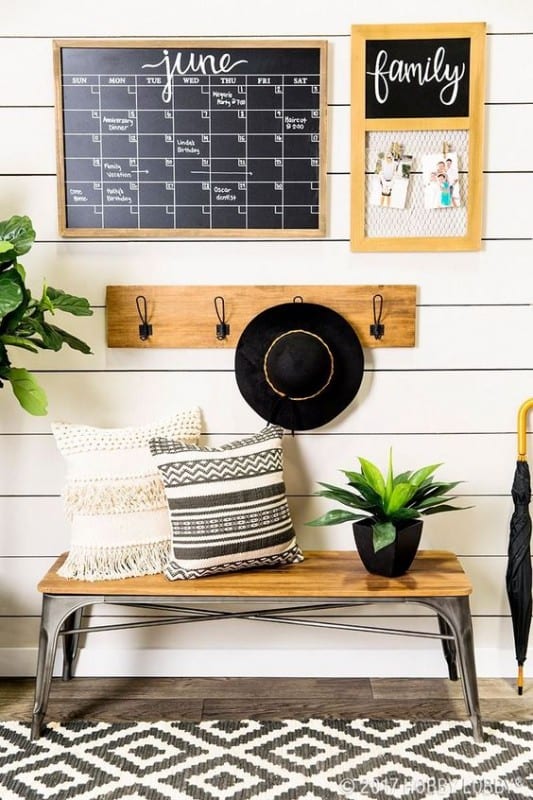 Organized Entryway Inspiration & Tips | Remodelaholic