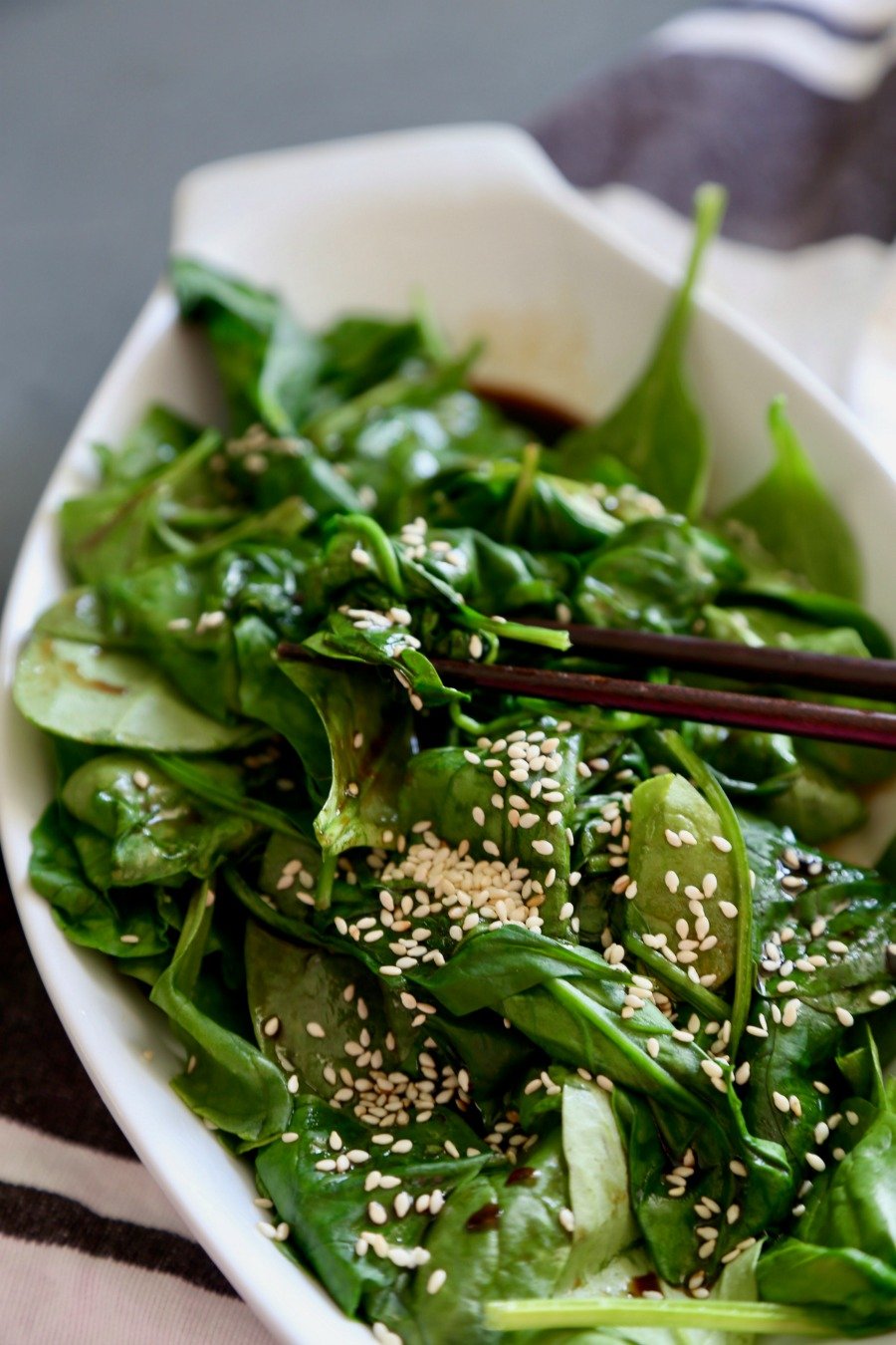 Japanese Spinach Salad OBSiGeN