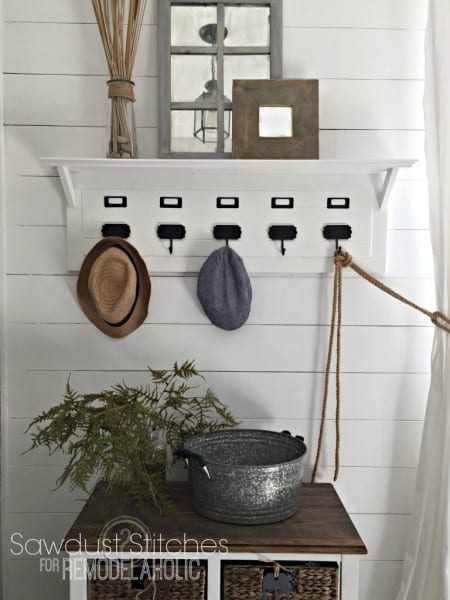 Entry Organizer Hat Rack Sawdust2stitches For Remodelaholic.com 768x1024