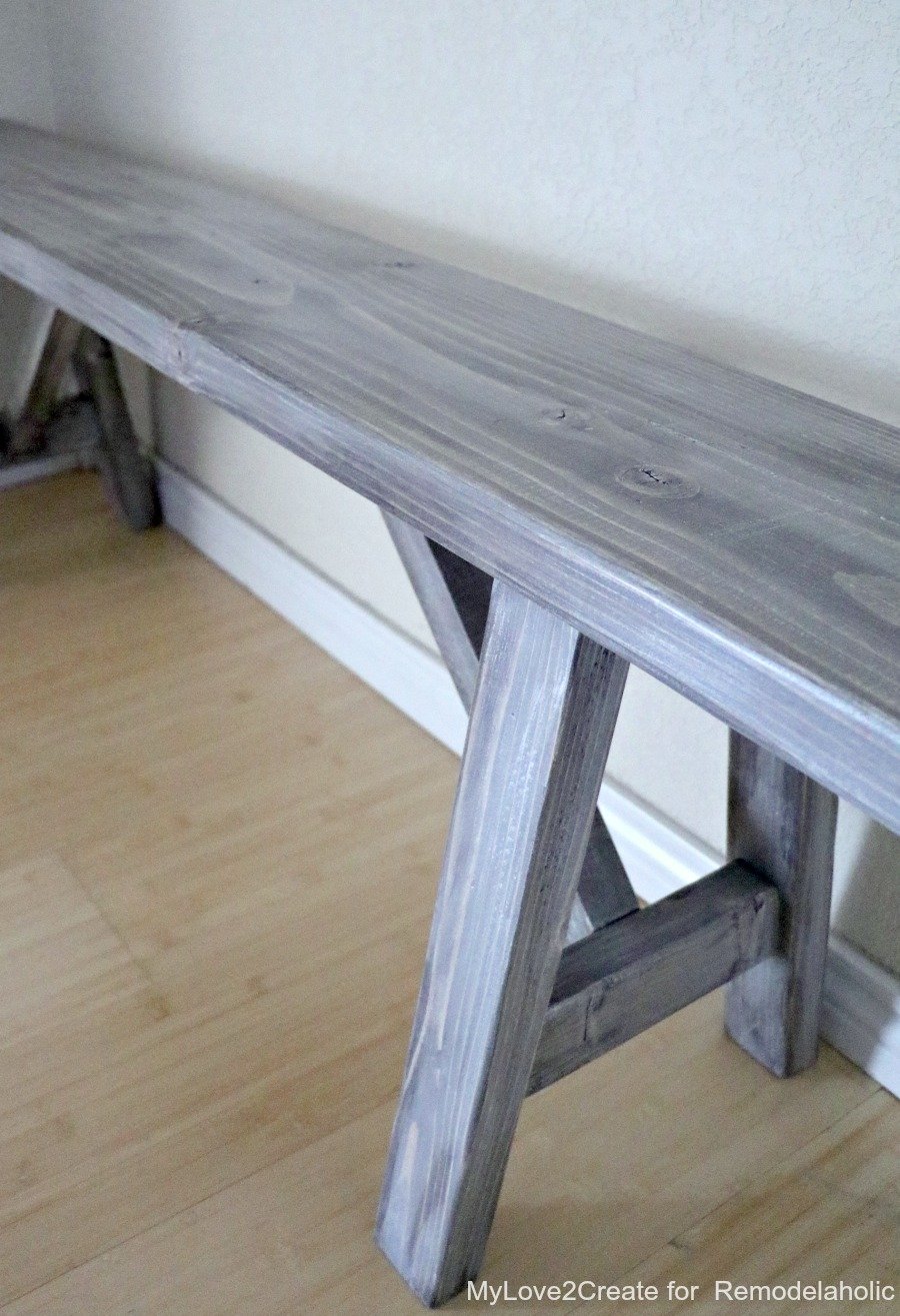 How to Build An Easy DIY Wood Bench for Just 25 Remodelaholic