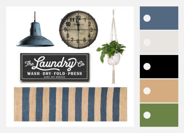Modern Farmhouse Laundry Room Featured Image