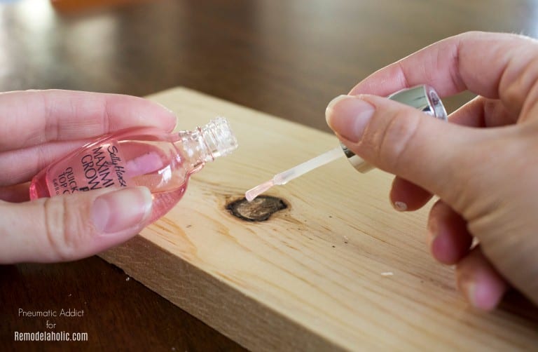 Painting Wood Furniture How to Permanently Cover Knots and Stain