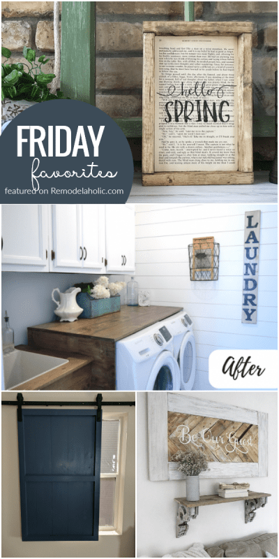 Friday Favorites, Spring And Barn Doors And Reader Features 3.15.18