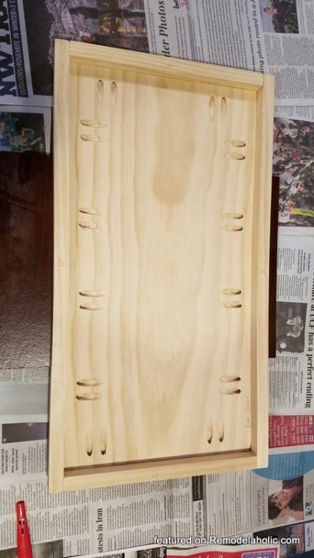 IKEA Hack Bookshelf Console Top Piece Small