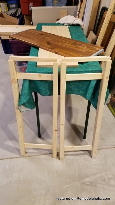 IKEA Hack Side Table Shelves, Side Pieces