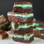 Remodelaholic Recipe Mint Chocolate Brownies 5