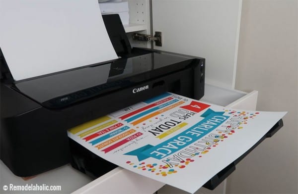 Print Fillable Birthday Poster Infographic @Remodelaholic
