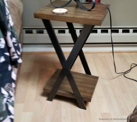 Reader Feature, X Side Table By Doug, Inspired By The Double X Console Table On #remodelaholic