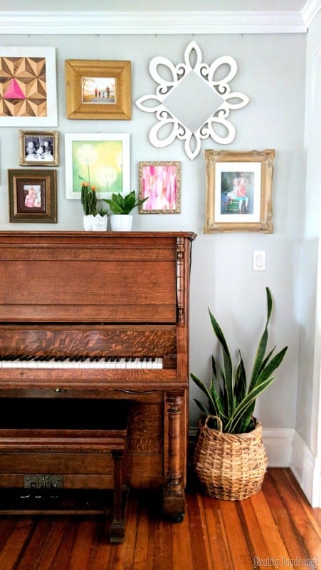 Gallery Wall Above The Piano, Reality Daydream