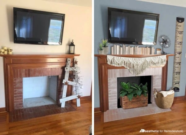 Featured Image | Decorating Around a TV Over a Fireplace