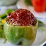 Remodelaholic Recipe Stuffed Bell Peppers 2