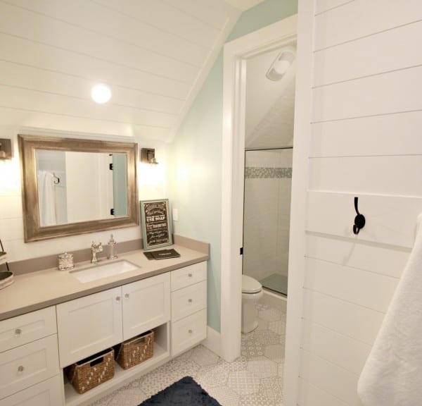 Coastal Rustic Bathroom Remodelaholic
