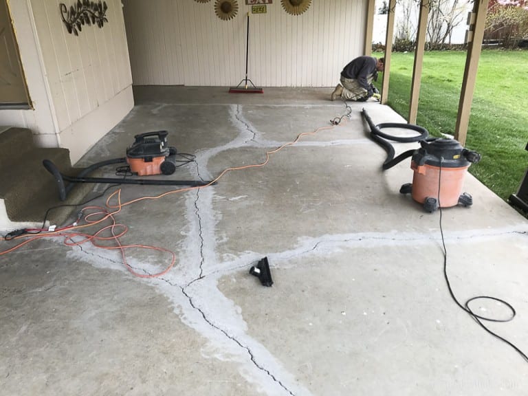 How to Paint a Concrete Patio With Tutorial & Tips