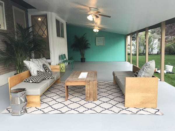 Painting A Patio With UGL Epoxy Floor Paint @Remodelaholic 31
