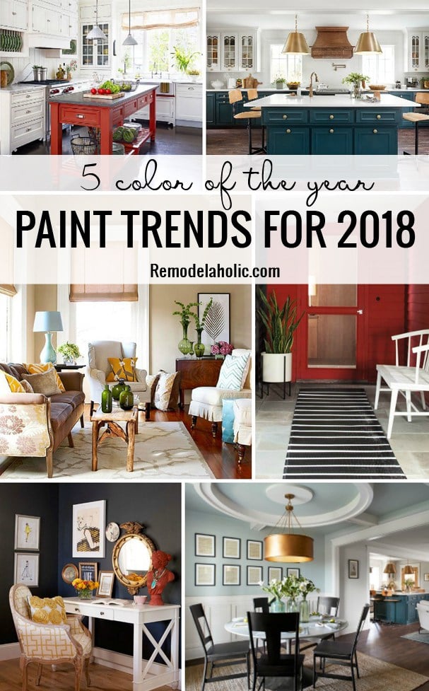 Remodelaholic 5 Color Of The Year Paint Trends For 2018jpg