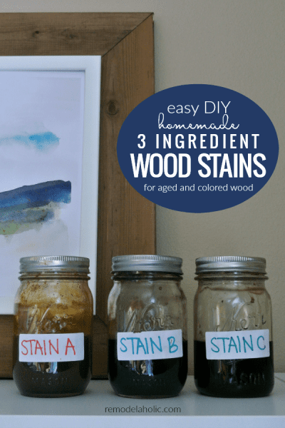 How to Make Homemade DIY Wood Stain | Remodelaholic