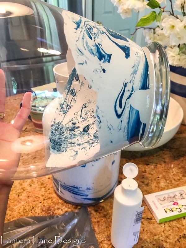 How To Marble Vases, Lantern Lane Designs