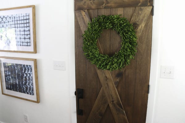 Barn Door From An Old Solid Core Door Makeover @Remodelaholic 66