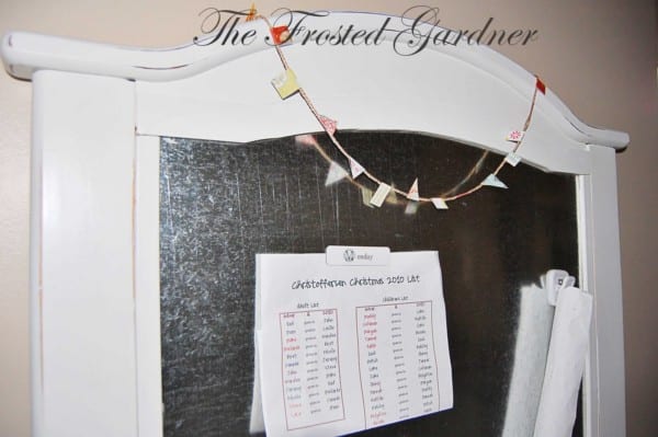 Upcycled Crib Magnet Board Tutorial #remodelaholic