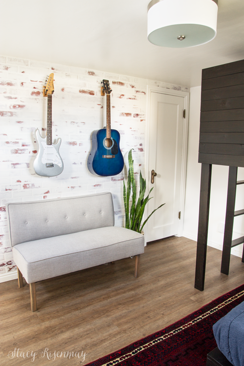 Brick Wall In Teen Room