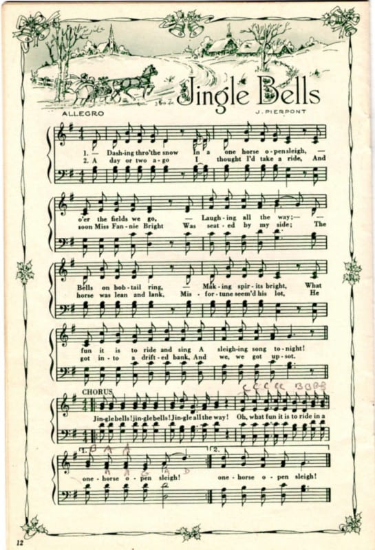 25 Free Printable Vintage Christmas Sheet Music