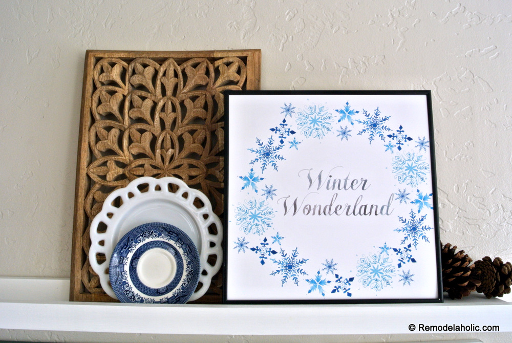Printable Birch Tree Art Prints with Custom Carved Initials | Remodelaholic