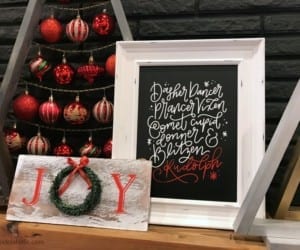 Simple And Fast DIY Chalkboard Signs For Christmas, Holidays, Welcome, Host Gifts #remodelaholic