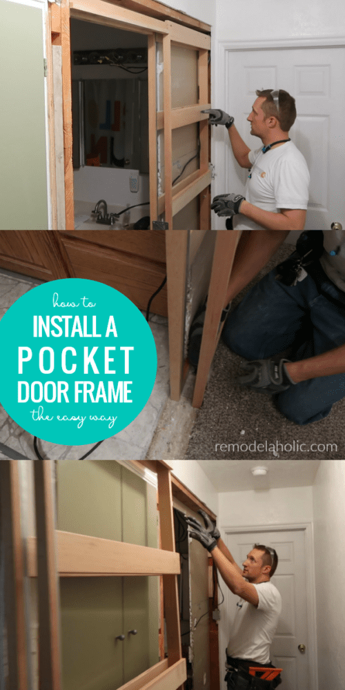 The Easy Way to Install a Pocket Door Frame in an Existing Wall