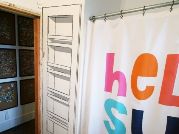 Planning Built In Shelves For A Small Bathroom Storage #remodelaholic