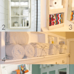 Space Saving Bathroom Storage Ideas For Built In Shelves And More #remodelaholic
