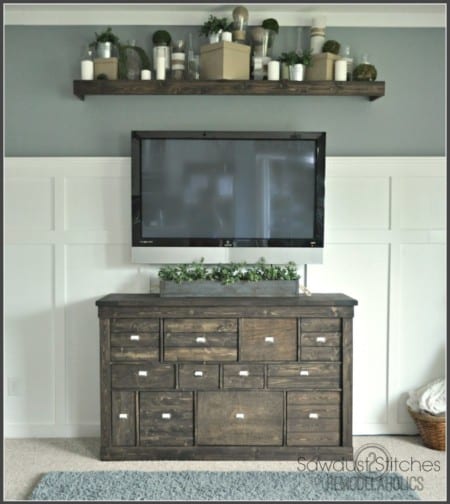 4.28 Turn An IKEA Shelf Into A Pottery Barn Ledge