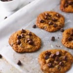Vegan Chocolate Chip Cookies - Super easy recipe and with ingredients you already have on hand. Learn how to make vegan cookies that are incredibly delicious.