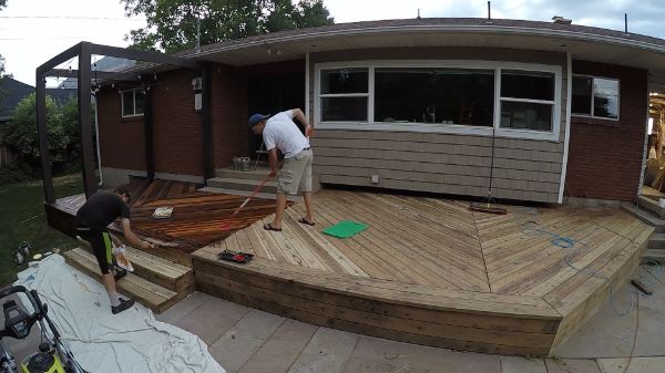 How to Refinish and Restore a Wood Deck | Remodelaholic