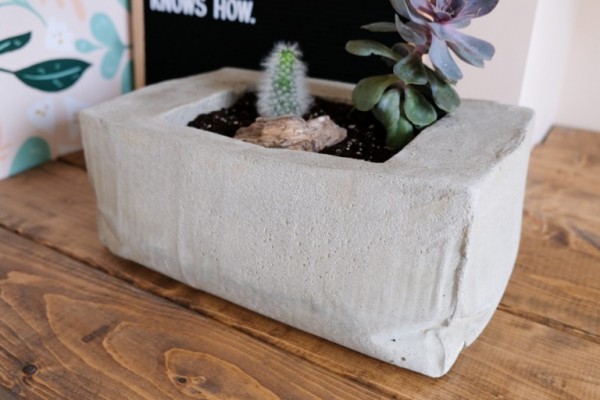 Concrete Planter, Rectangle