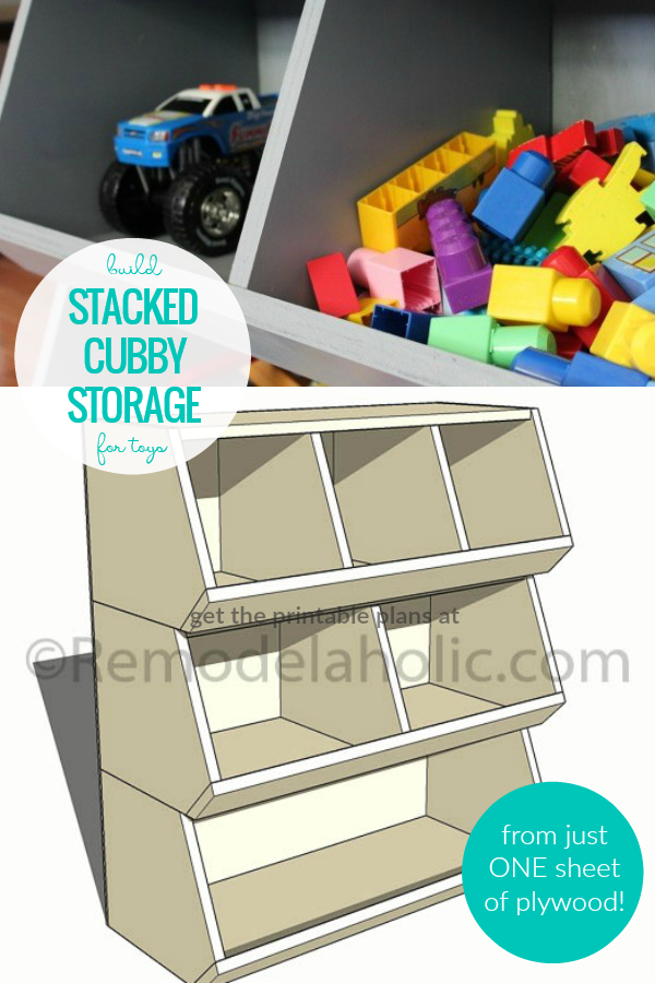 How to Build a Cubby Storage Toy Organizer Remodelaholic
