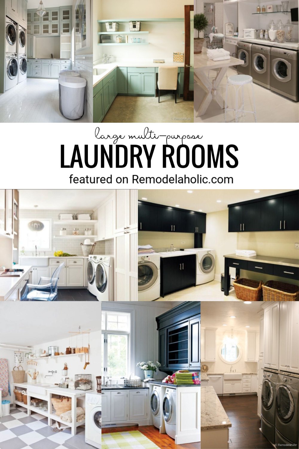 20+ Large MultiPurpose Laundry Rooms Remodelaholic