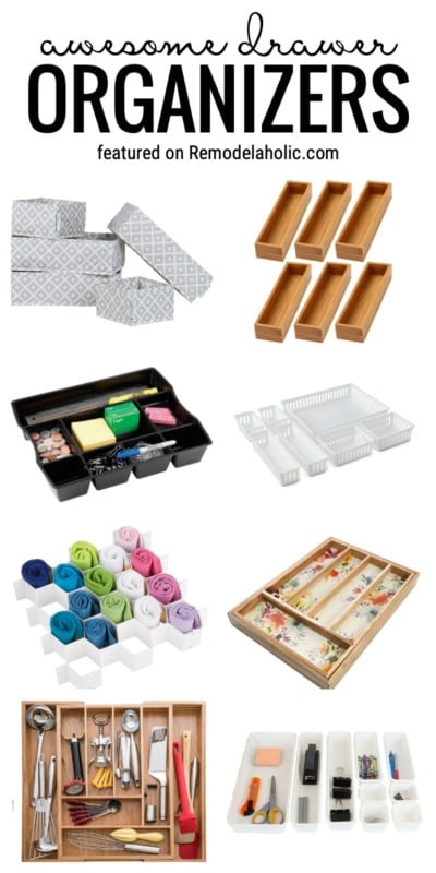 It's Time To Get Those Drawers Organized With Our Favorite Awesome Drawer Organizers Featured On Remodelaholic.com