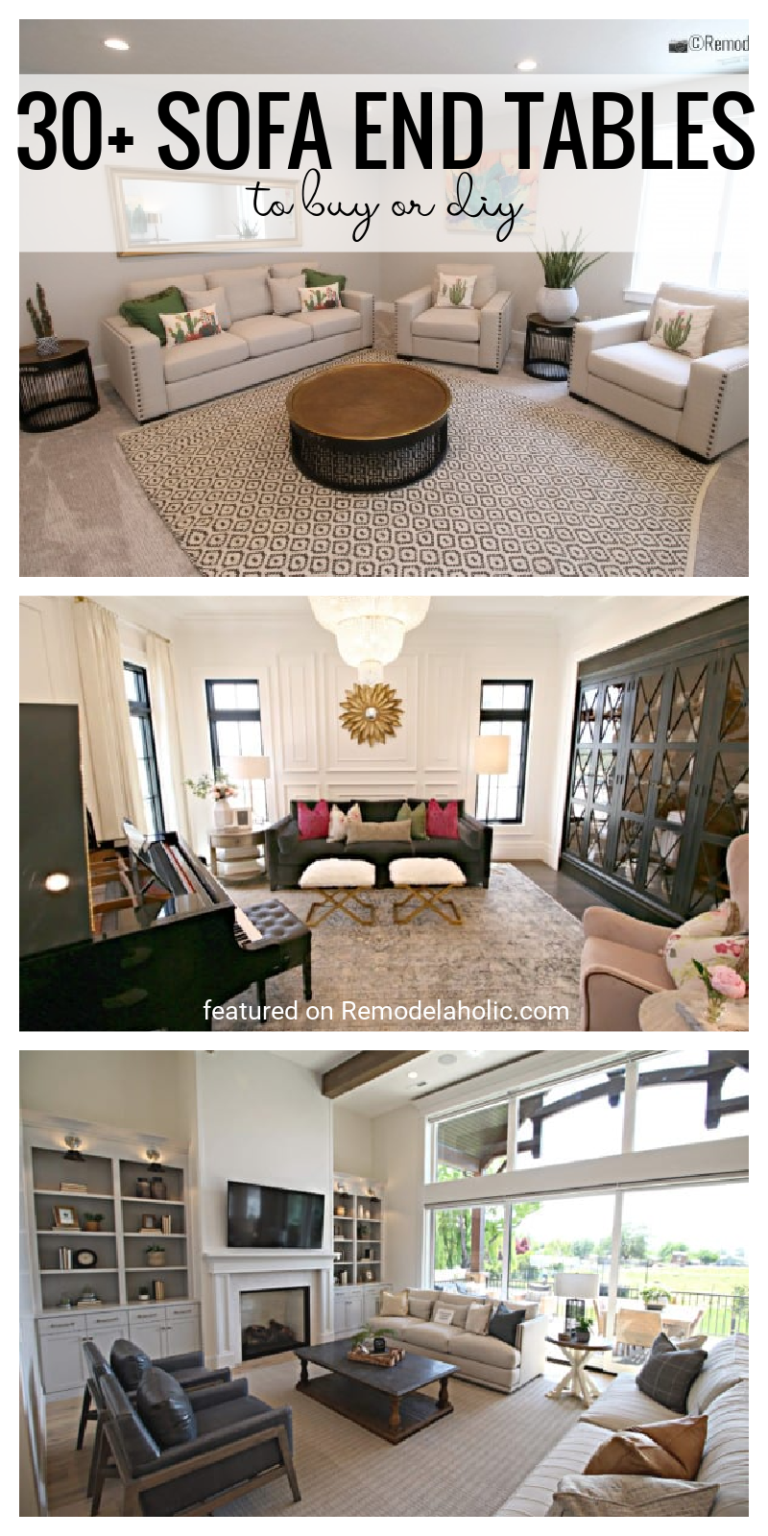 30+ Sofa End Tables | Remodelaholic