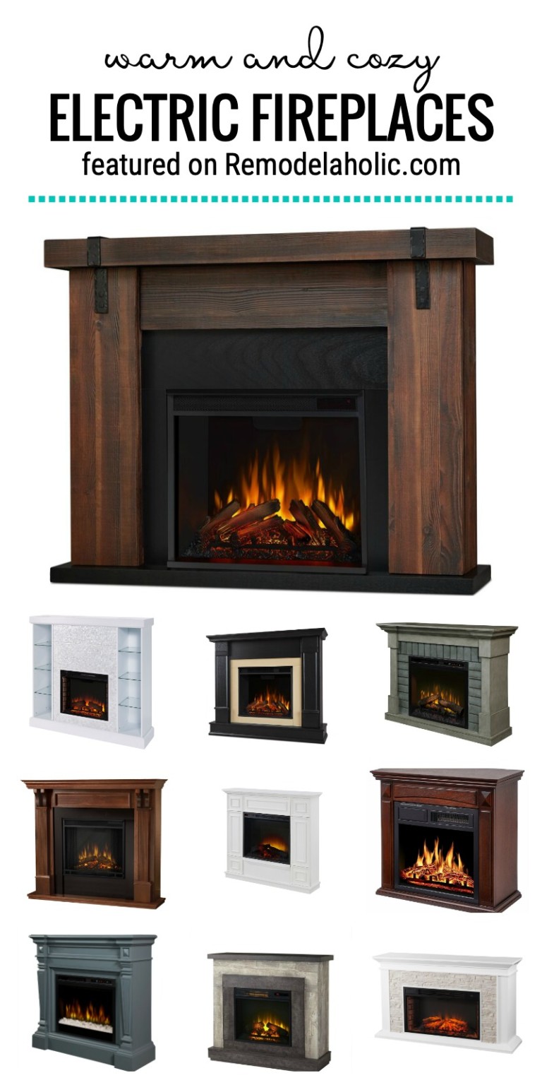 Remodelaholic 25+ Electric Fireplaces and Mantels